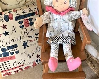 Doll highchair; doll