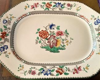 "Chinese Rose" platter by Spode - made in England