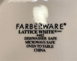 Farberware "Lattice White"