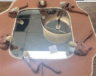 Modern Mirror Decoration Tray / Pottery / Clay