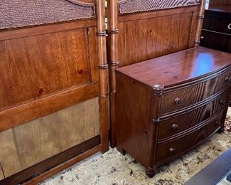 Tommy Bahama Dresser - 3 Drawer Chest and 2 Twin Headboards 