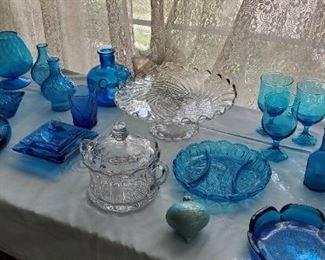 Blue glass