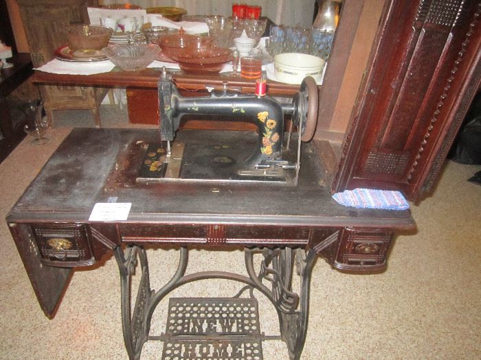 New Home treadle sewing machine