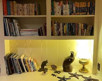 Books, Decor, Lamp