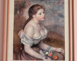 Beautiful Framed Print by Renoir