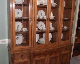 CHINA CABINET TO MATCH TABLE AND CHAIRS WITH ABUNDANT STORAGE