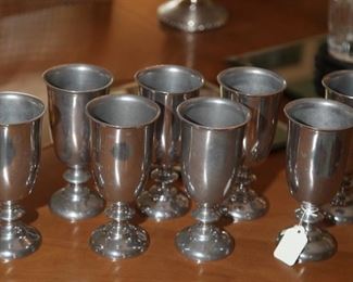 PEWTER GOBLETS