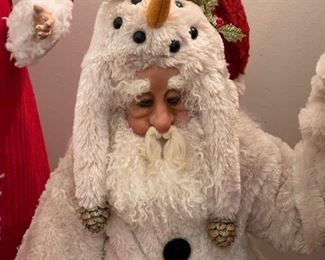 Woodland Santa in Snowman Outfit