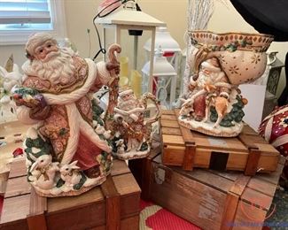 FITZ and FLOYD Santa Serving Pieces