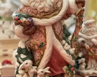 FITZ and FLOYD Santa Serving Pieces