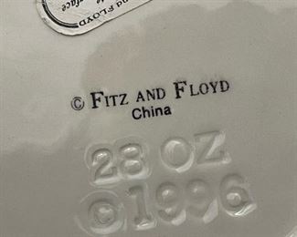 FITZ and FLOYD Santa Serving Pieces