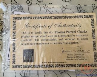 2003 THOMAS PACCONI Glass Ornament Collection