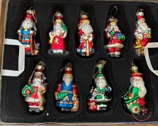 2002 THOMAS PACCONI Glass Ornament Collection
