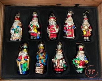 2002 THOMAS PACCONI Glass Ornament Collection