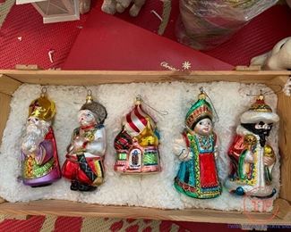 KURT ADLER Polonaise Russian Christmas Ornaments Set