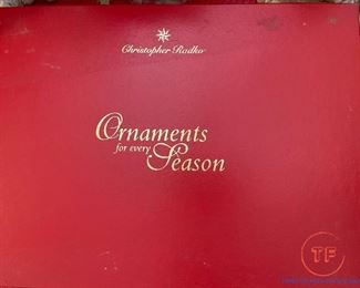 CHRISTOPHER RADKO Ornaments for Every Season Glass Ornaments Collection