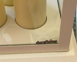 DURAFLAME Large Lighted Candle Lantern Display WITH Heater - BRAND NEW