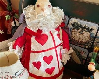 SILVESTRI Alice in Wonderland White Rabbit Porcelain Doll by FAITH WICK