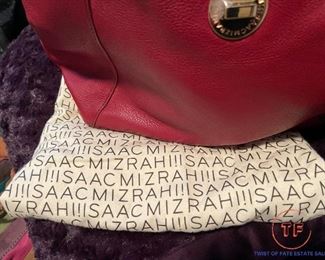 ISAAC MIZRAHI Handbag with Dustbag 