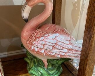 Kaldun & Bogle Flamingo Cookie Jar