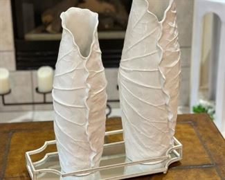 Large Cabbage Wrapped Vases