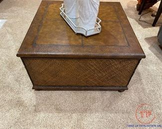 Safari Themed Coffee Table with Drawers