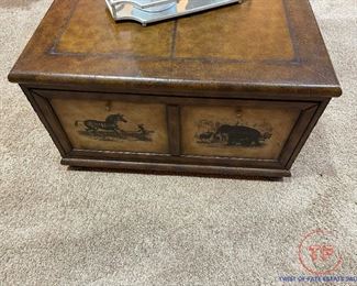 Safari Themed Coffee Table with Drawers