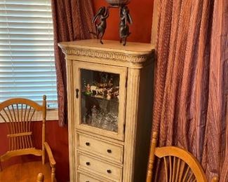 Distressed Display Cabinet 