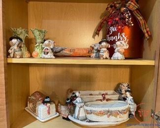 FITZ and FLOYD Thanksgiving Serving Pieces