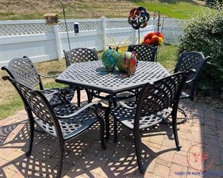 Cast Aluminum Outdoor Patio Set