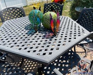 Cast Aluminum Outdoor Patio Set