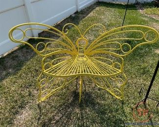 Butterfly Garden Bench