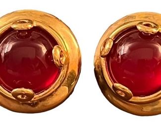 Vtg Givenchy Clip-ons