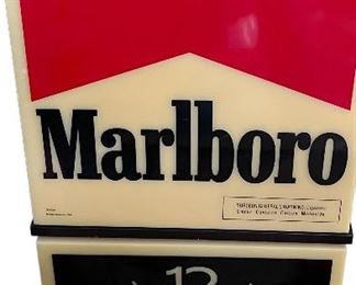 Vintage Marlboro Clock