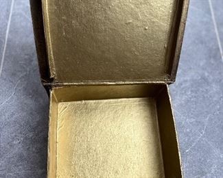 Vintage Hand-Carved Gilt Jewelry/Trinket Box