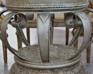 Designer Piazza San Marco Style Luxury Dining Table and Armchairs