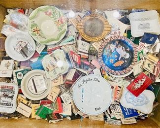 Matches and ashtray collectibles 