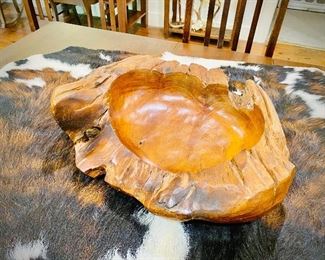 Wooden bowl