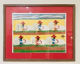 Limited Edition Clementine Hunter print 