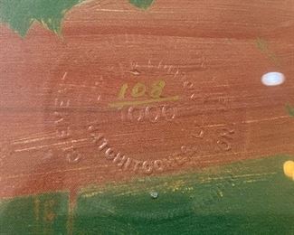 Seal of Clementine Hunter Limited Edition print 