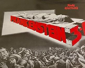 Andy Warhol Frankenstein 3D movie poster 