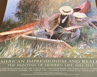 Art museum poster, one of aeveral