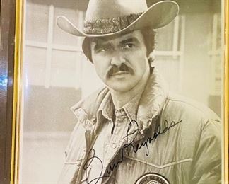 Burt Reynolds autograph 