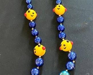 Bill Joyce Roly Poly Mardi Gras beads