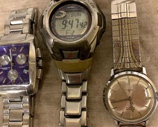 Casio GShock  Two Timex Mens Watches