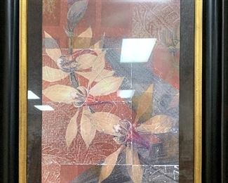 Floral Art PrintProfessionally Matted  Framed