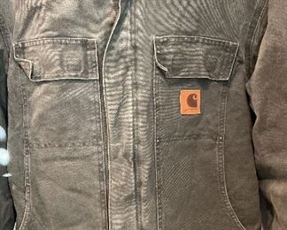 Mens Carharrt Lined Chore Coat in Medium