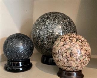 Granite orbs