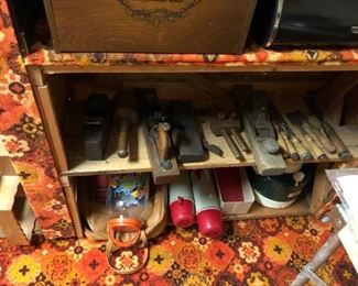 antique wood carving tools