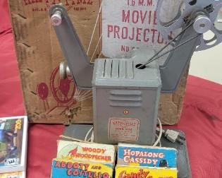 Sears Happi Time 16 mm projector w/4 reels